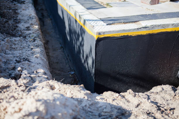 Residential Exterior Waterproofing installation at a Manawa, WI home by SJ Waterproofing Pros